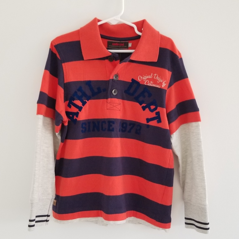 Long sleeve Catimini polo